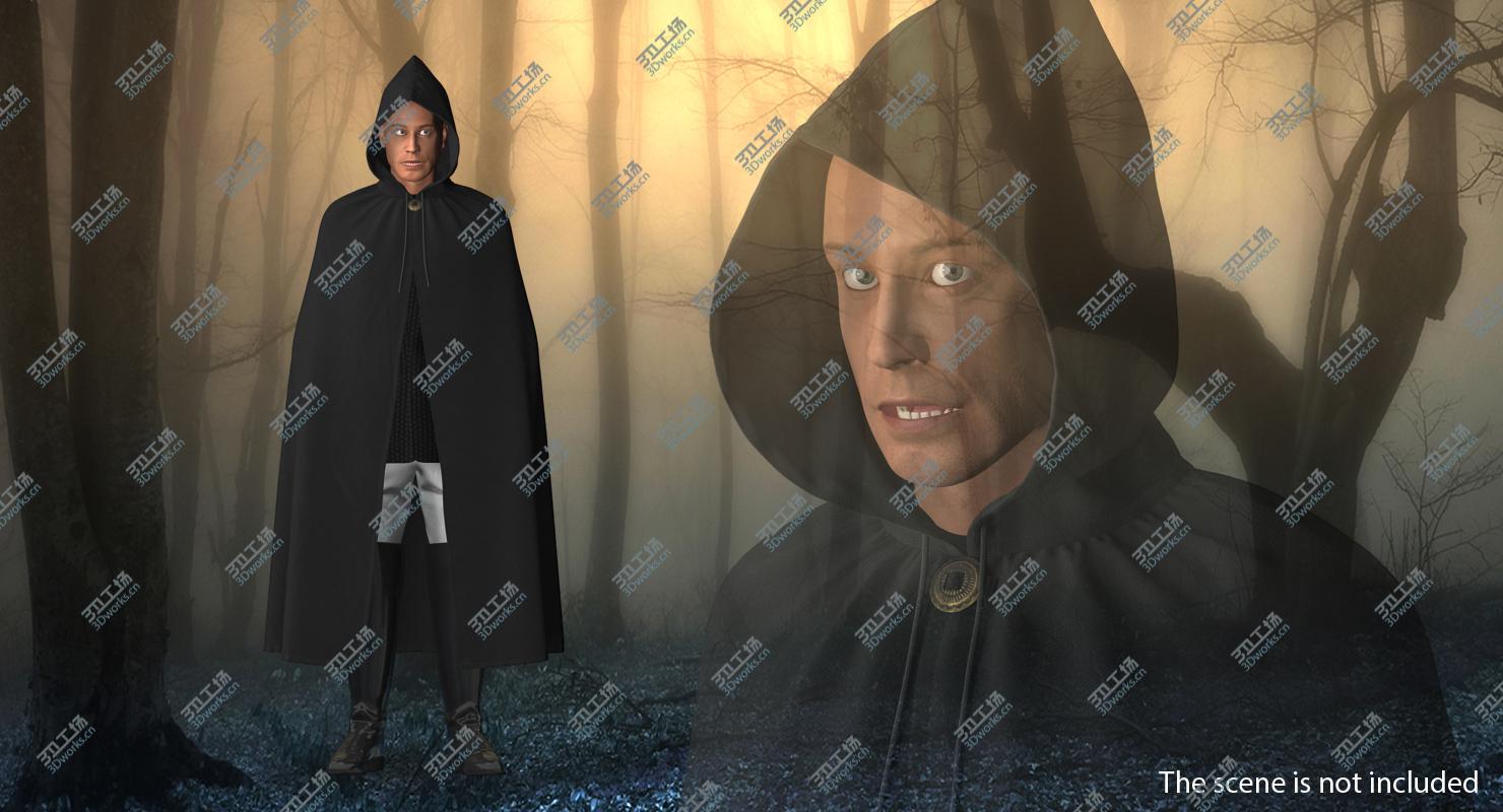 images/goods_img/2021040234/Black Cloak or Cape with Hood 3D/5.jpg